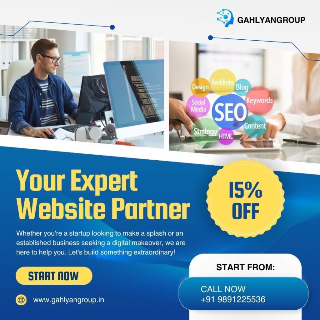 Top Website Development Agency in Faridabad GahlyanGroup