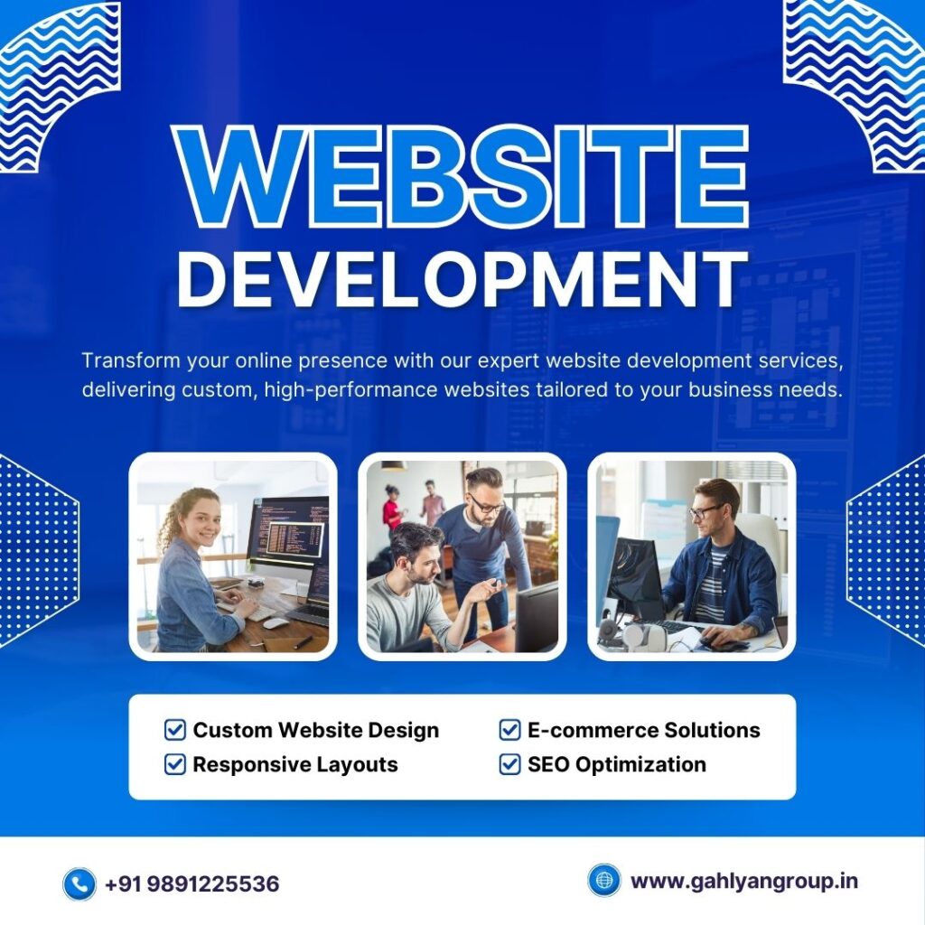 Website Development Services Company in Bangalore GahlyanGroup