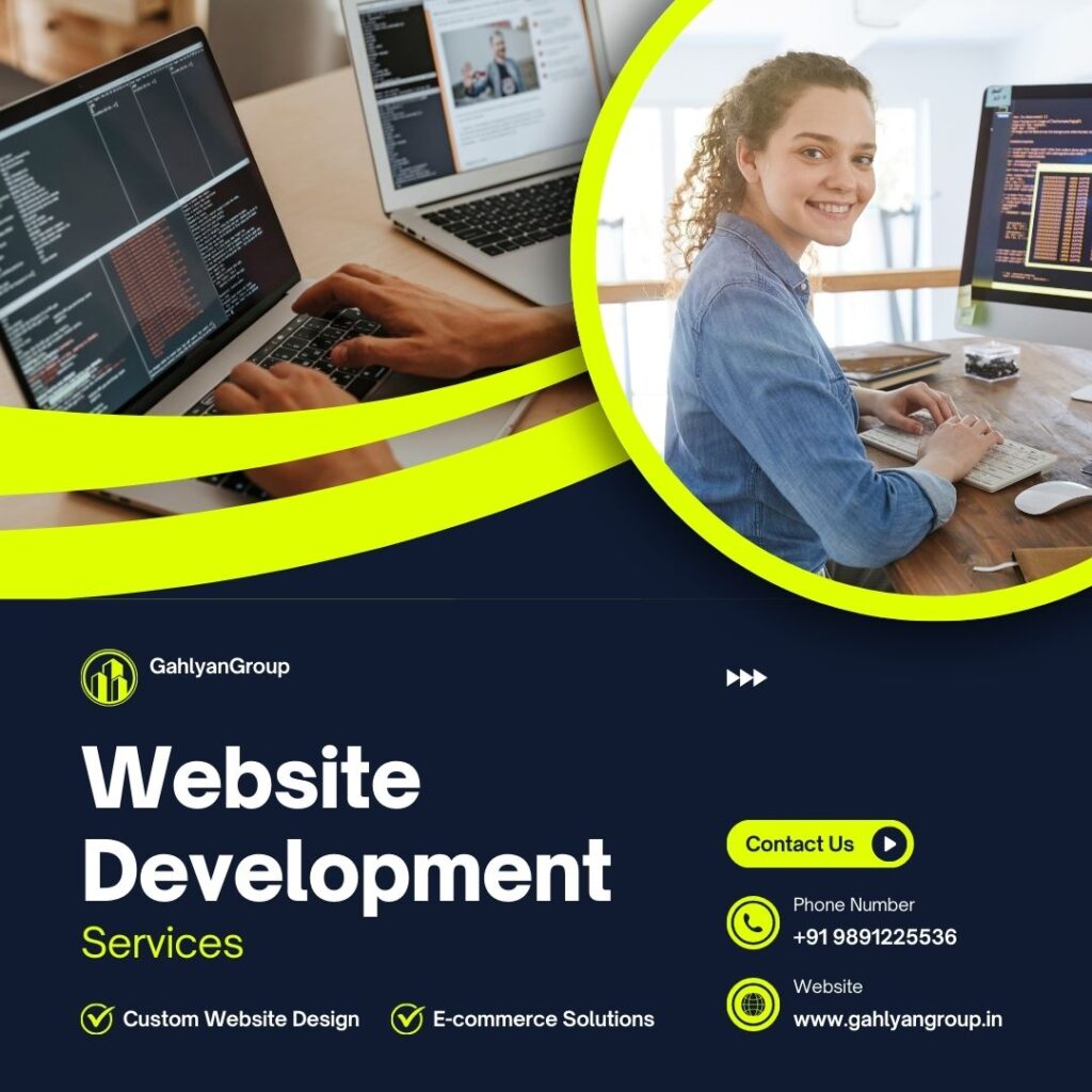 Leading Website Development Agency in Delhi NCR GahlyanGroup